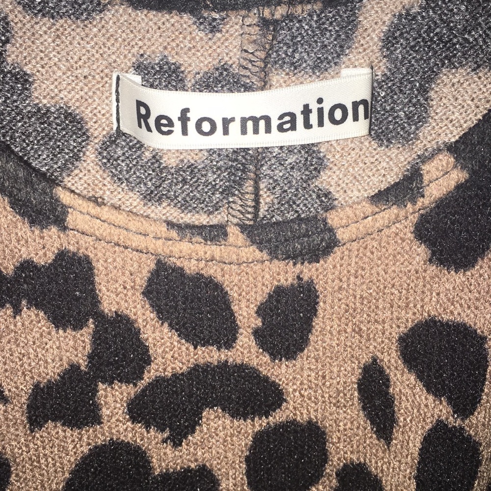 SOLD! ❤️ Reformation Izzy Leopard/Cheetah Dress - Picture 6 of 8
